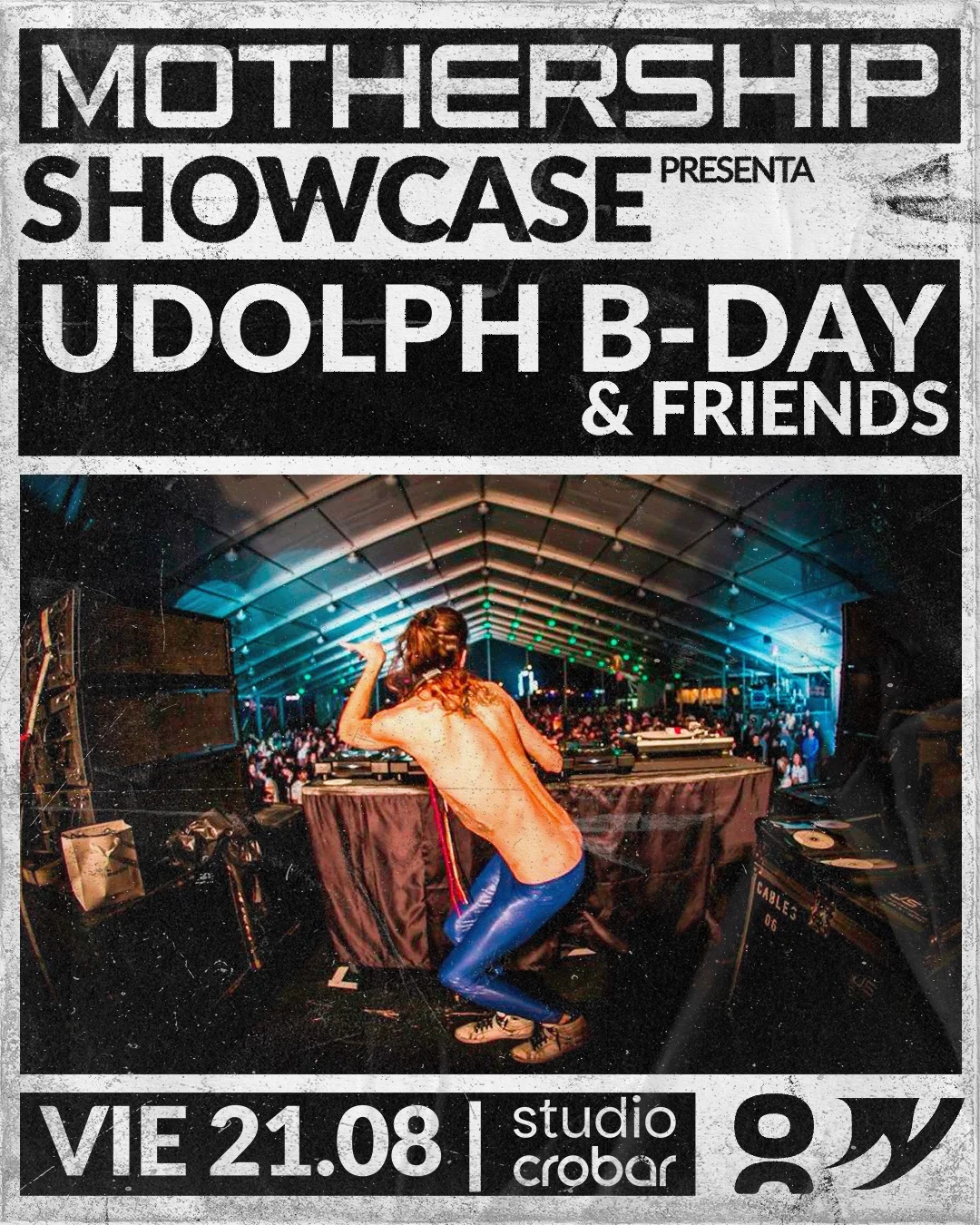 Flyer de MOTHERSHIP SHOWCASE, 21.08.2026